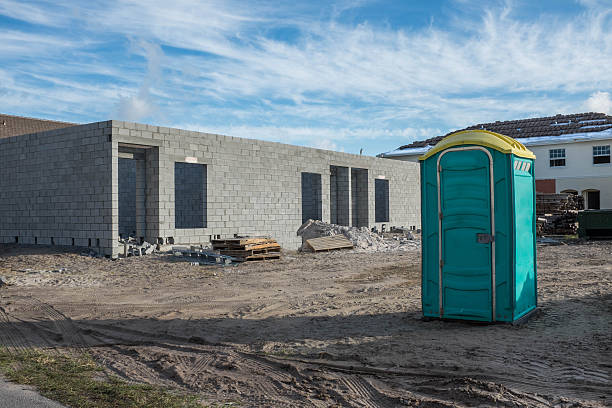 Portable Restroom Trailer with Spacious Clean Interiors